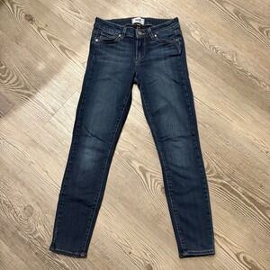 PAIGE‎ Verdugo Ankle Skinny Dark Wash Denim Jeans Women's Size 25